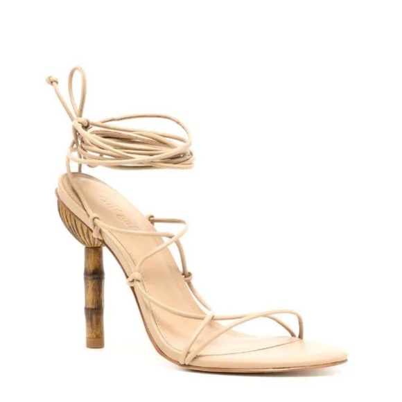 Cult Gaia Soleil 101mm lace-up sandals - Picture 3 of 8